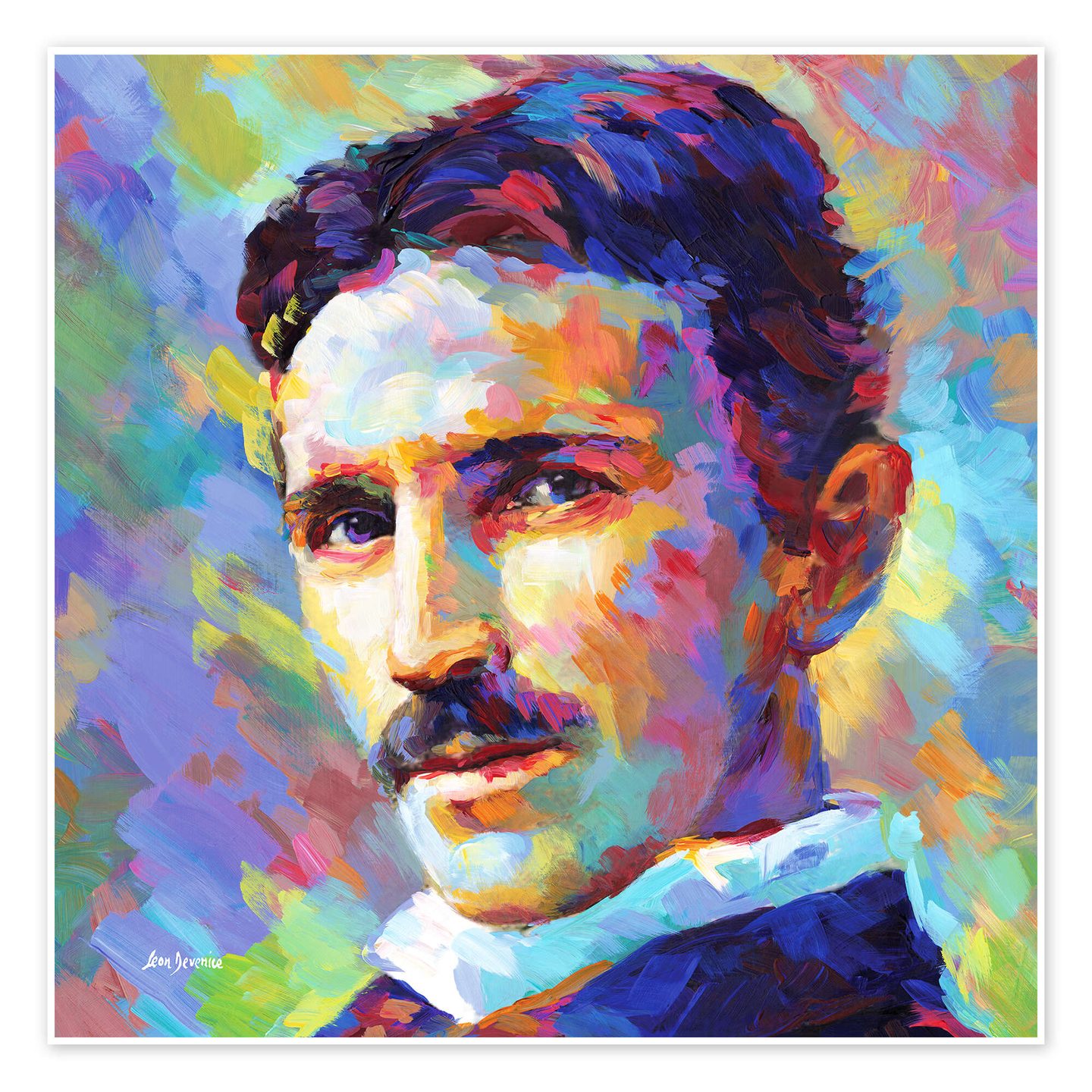 Nikola Tesla Modern Portresi