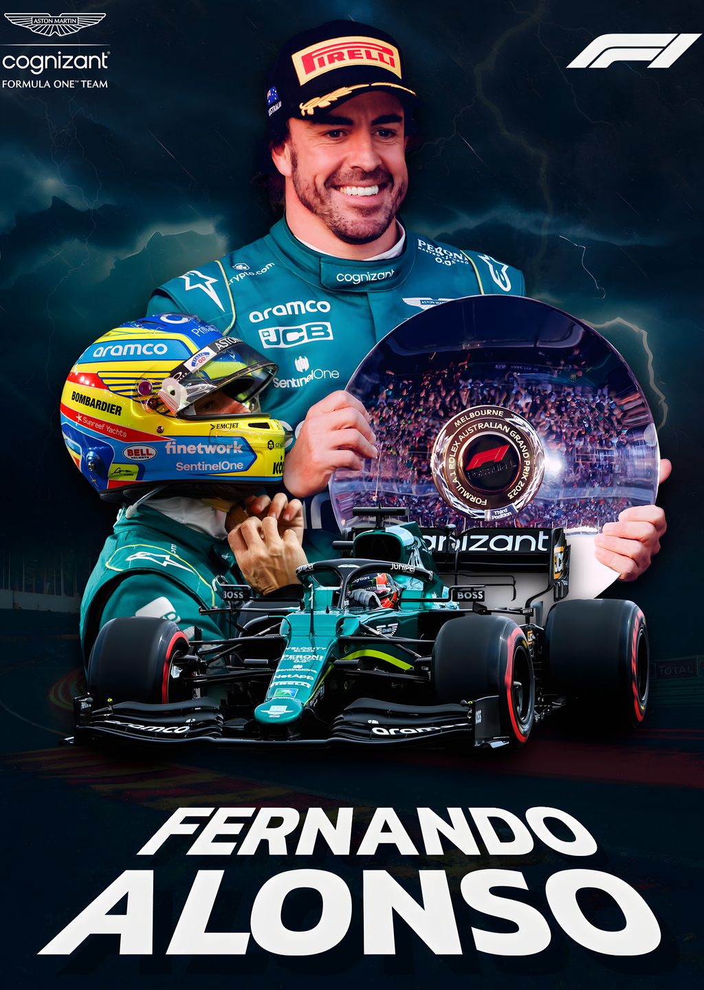 Fernando Alonso: F1 Posteri