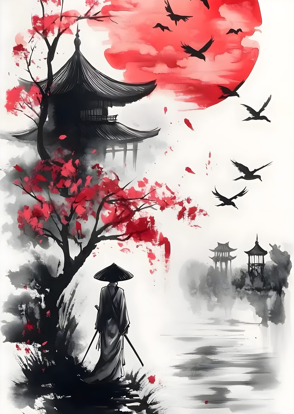 Japon Pagodası ve Samuray