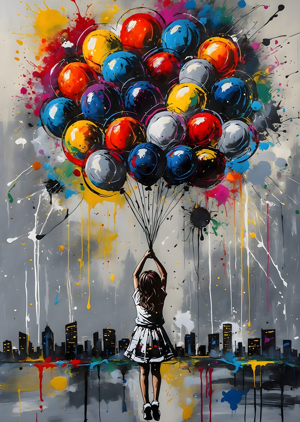 Banksy: Balonlarla Uçan Kız
