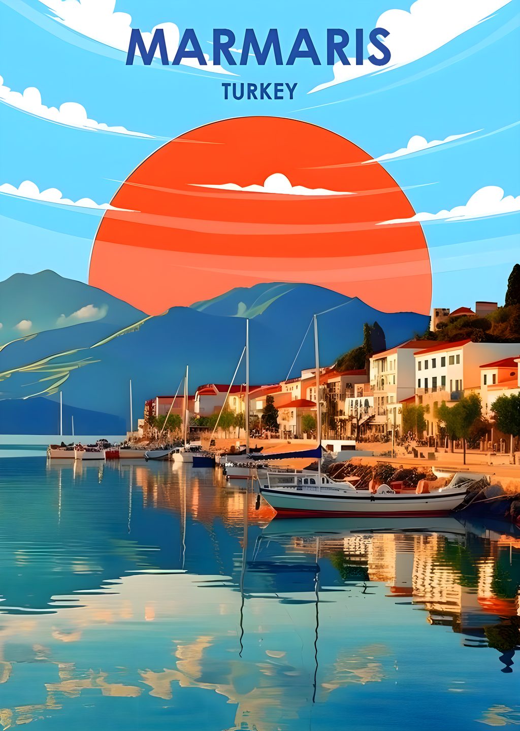 Marmaris, Türkiye: Deniz Manzarası