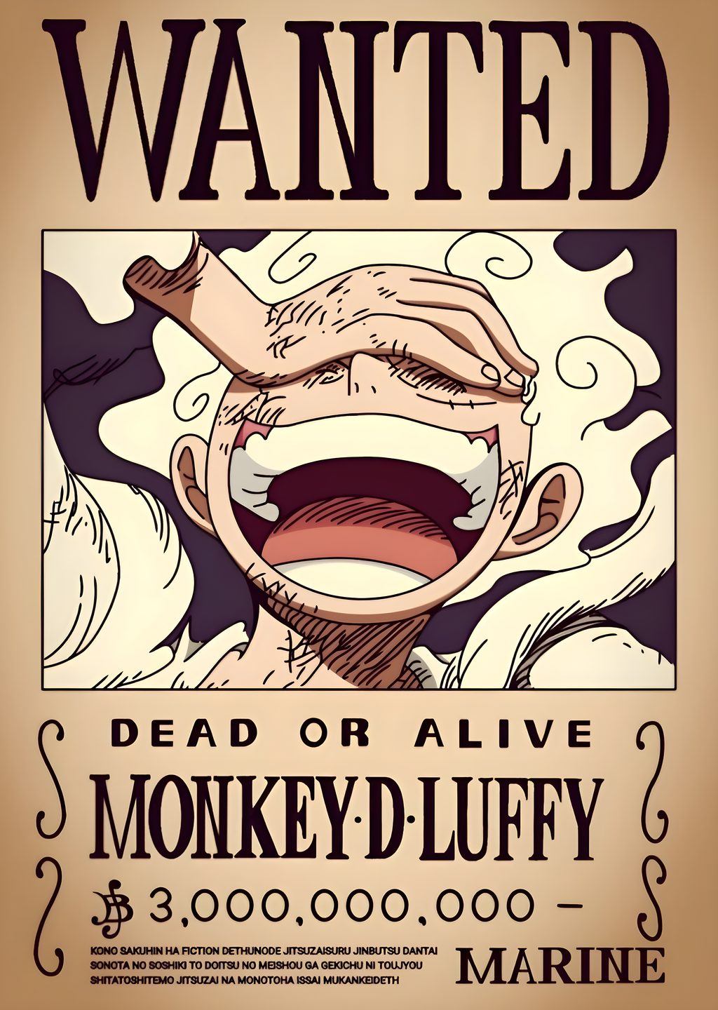 Monkey D. Luffy: Wanted 3.000.000.000 Berry