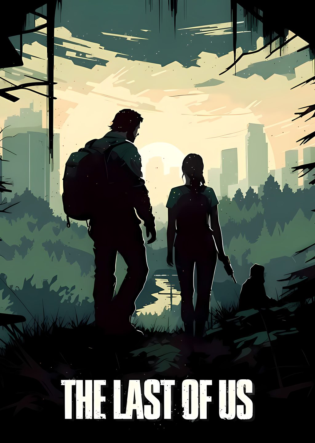 The Last of Us: Şehir Manzarası İle İki Kişi