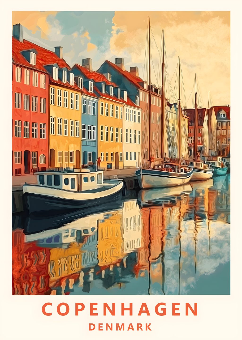 Copenhagen Nyhavn Manzara