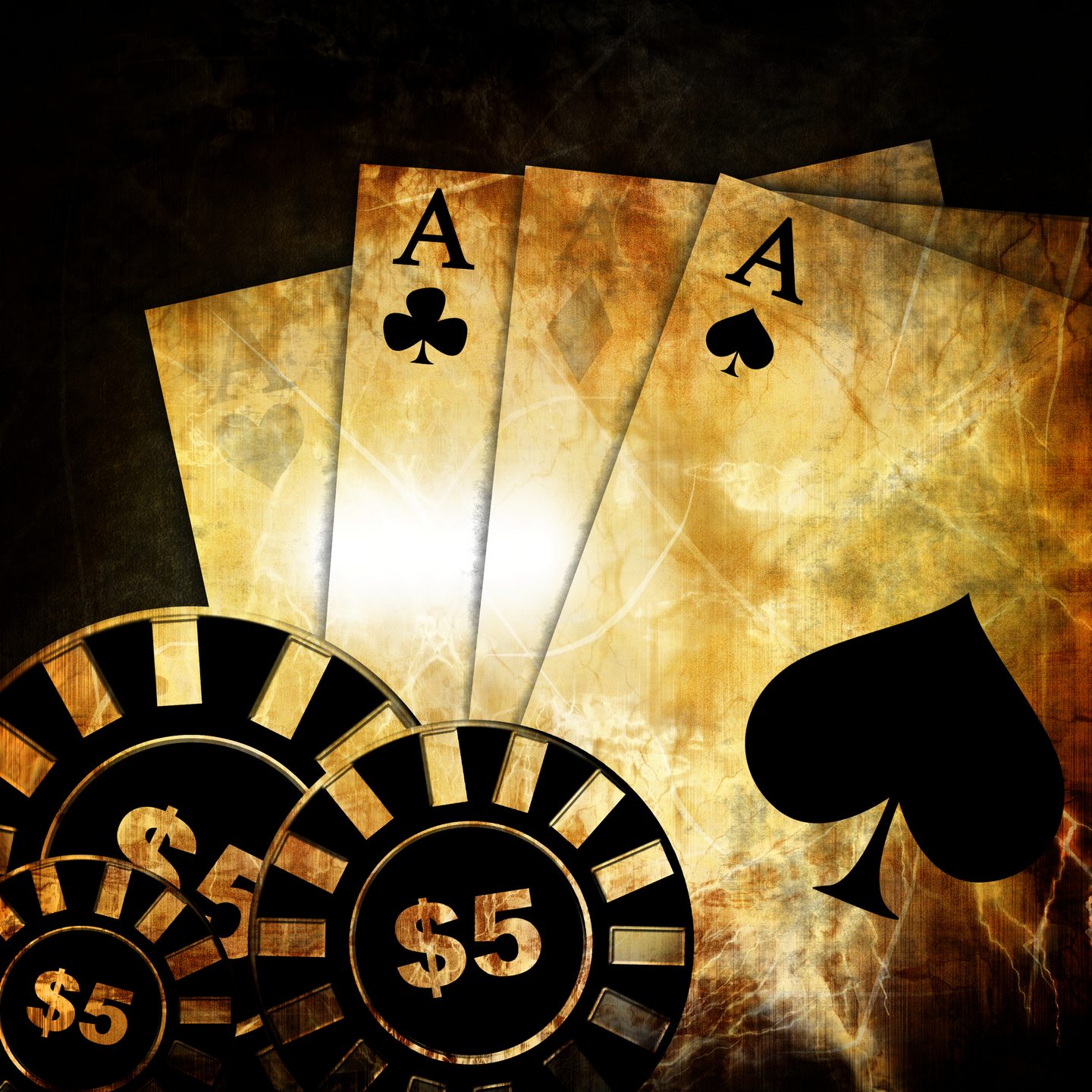 Poker Oyun Kartları ve Fişler