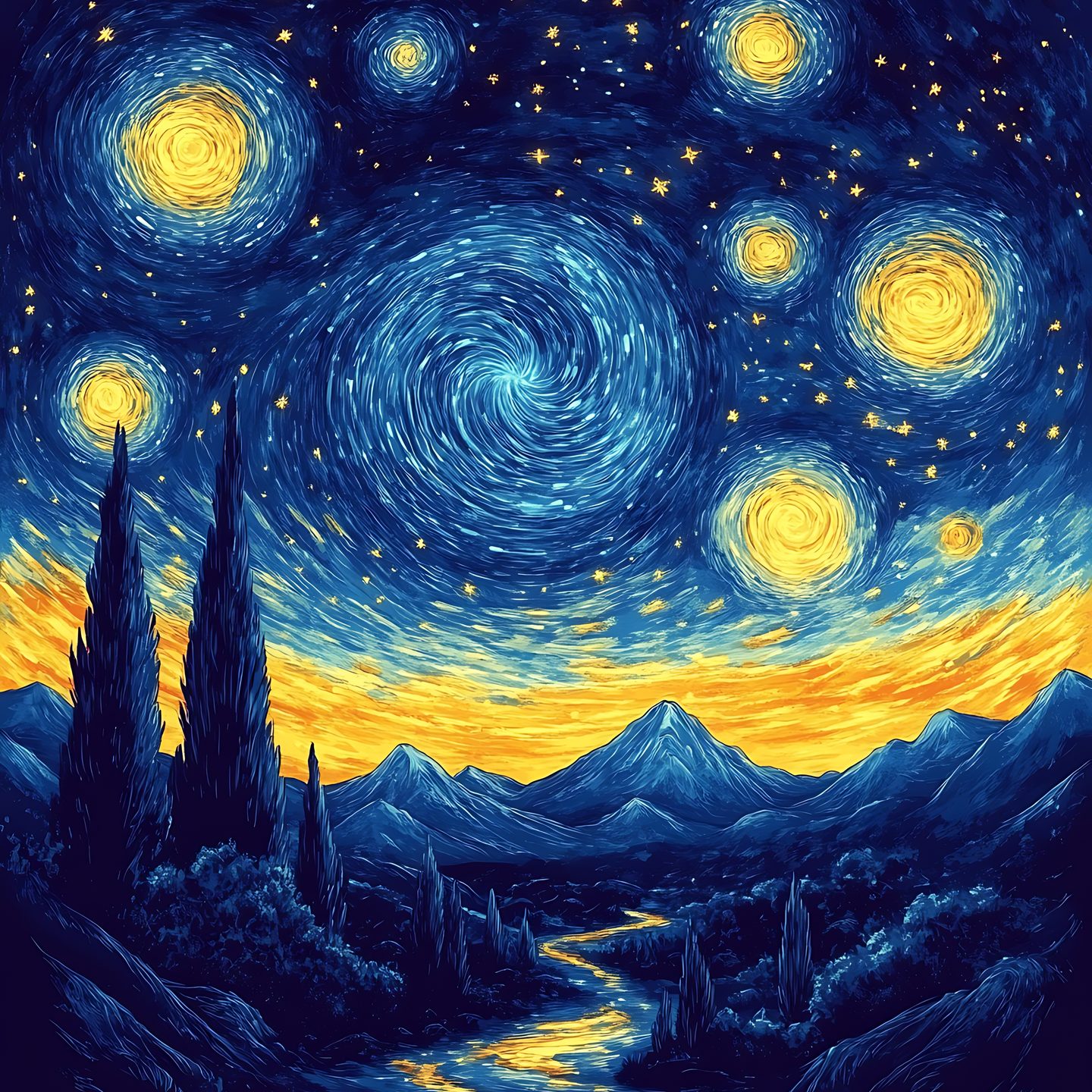 Yıldızlı Gece: Doğa ve Uzay Buluşması
