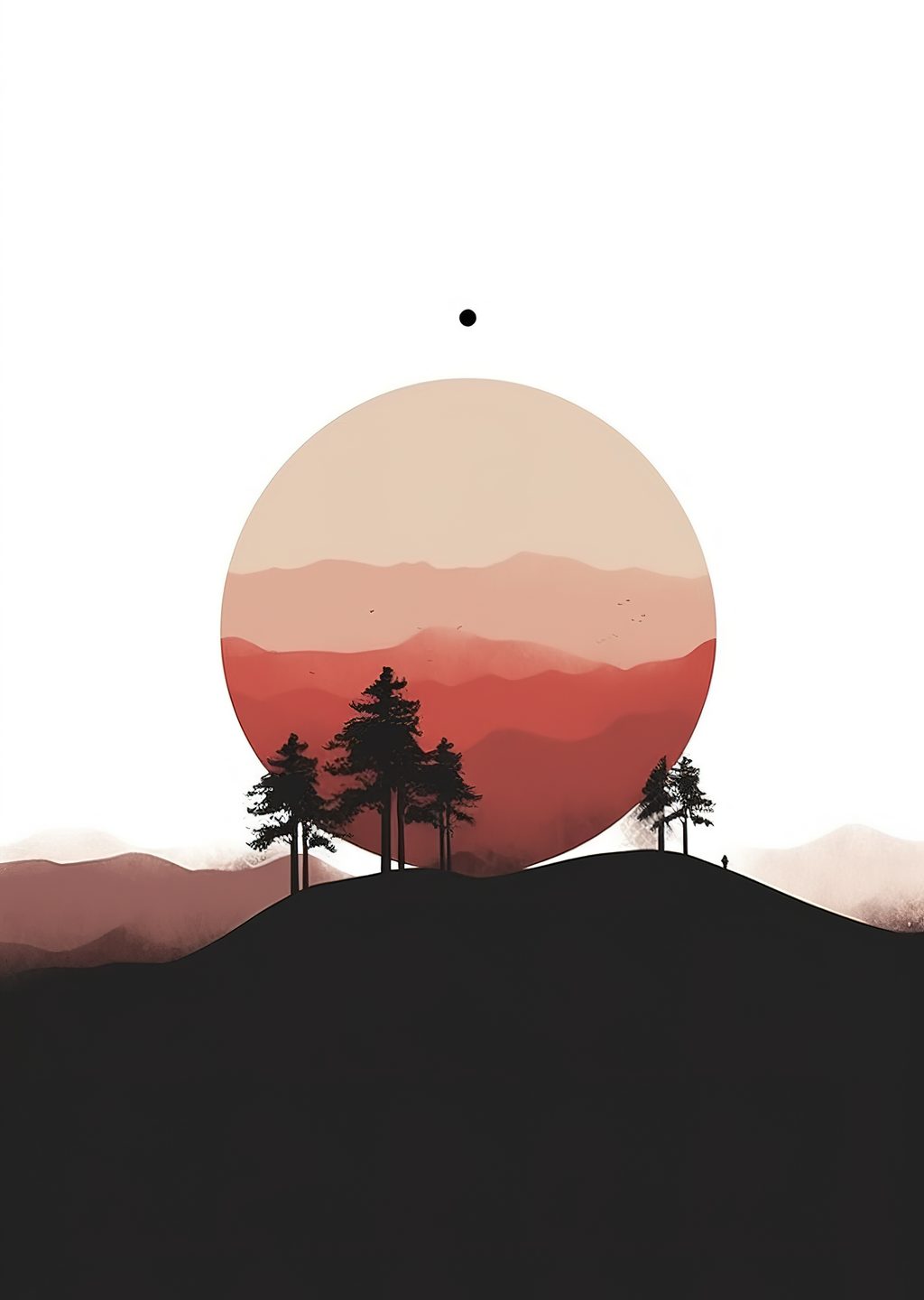 Minimalist Doğa Manzarası