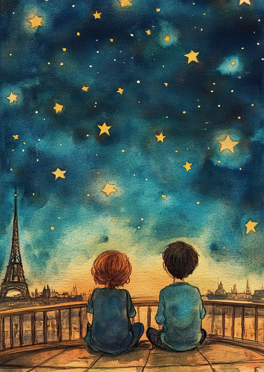 Yıldızlı Gece Paris'te