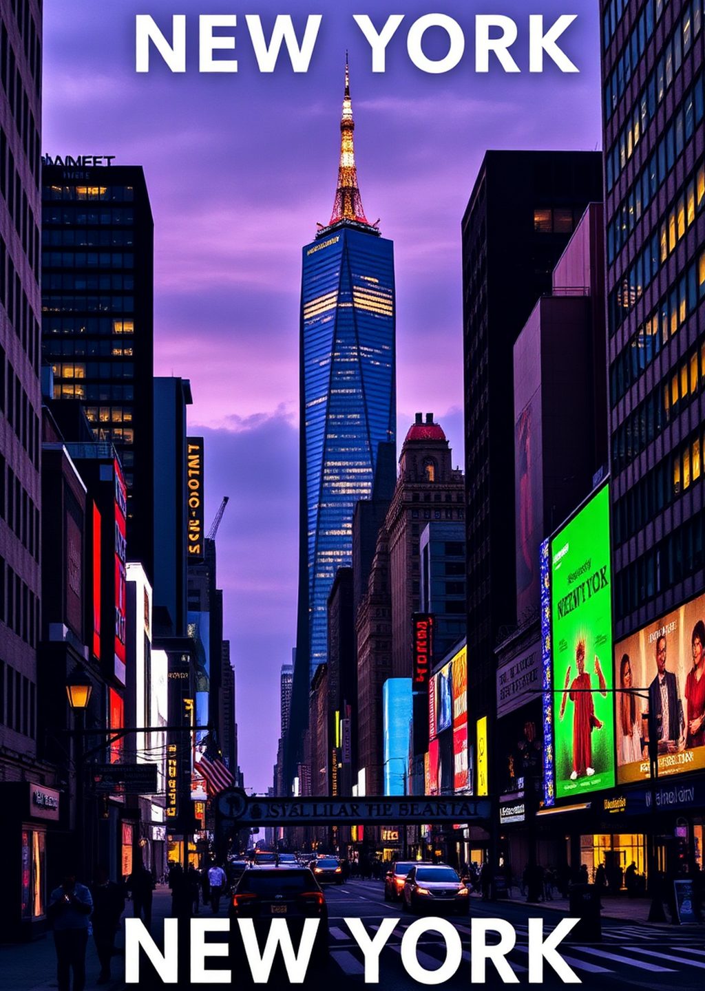 New York Gökdelenleri ve Işıklar