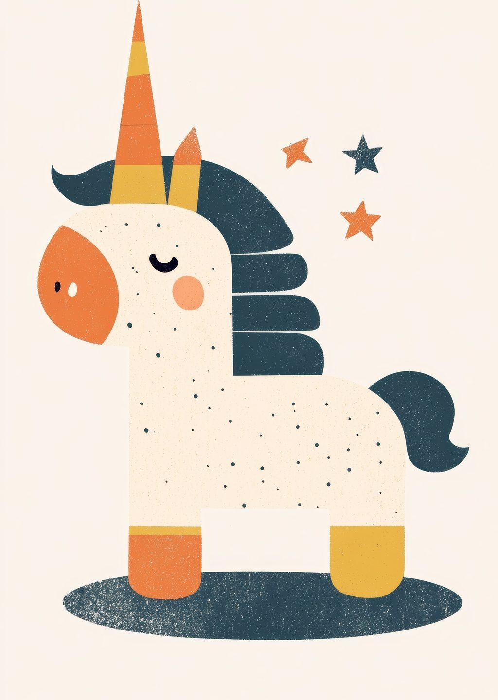 Unicorn: Renkli ve Sevimli İllüstrasyon