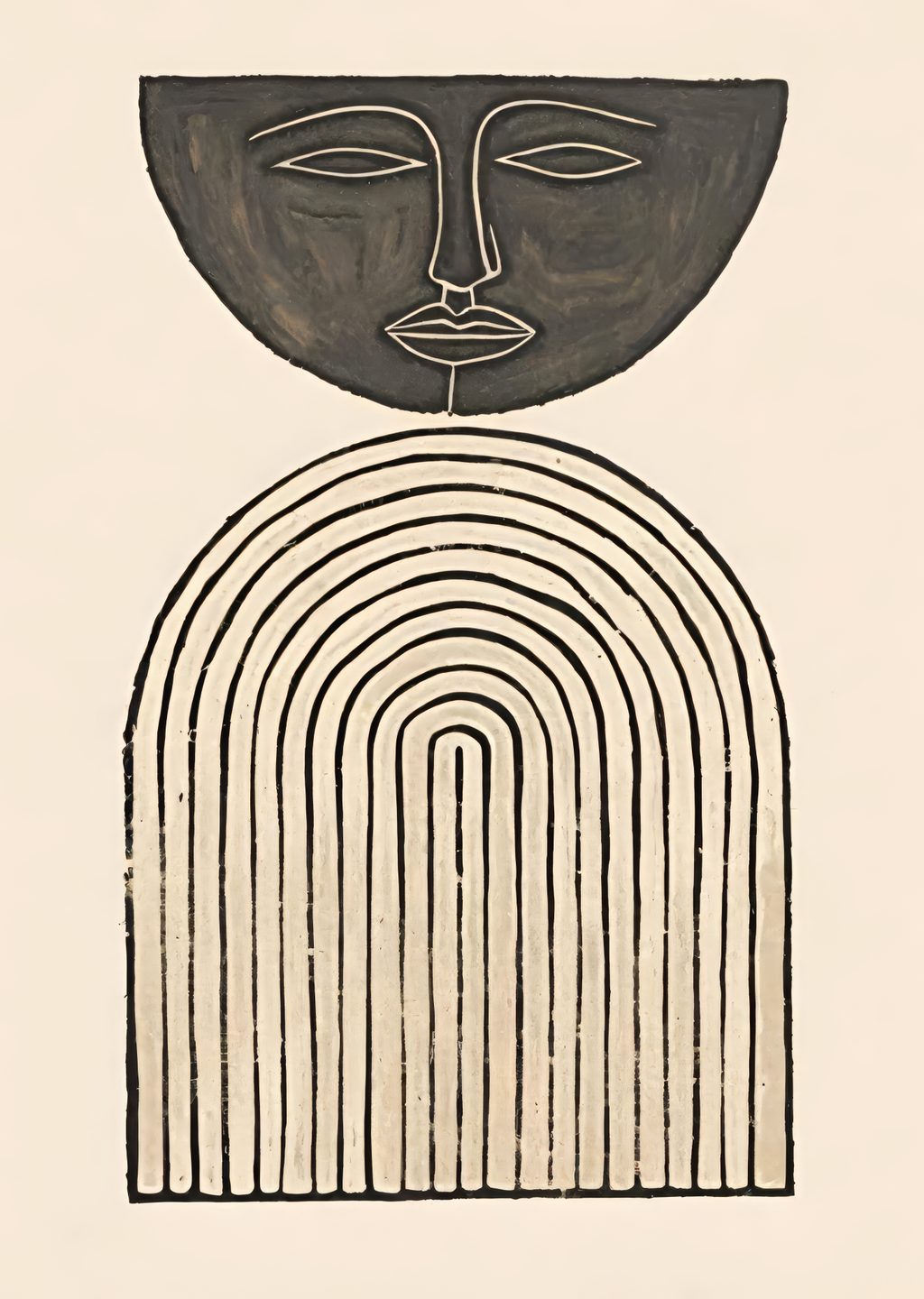 Minimalist Soyut Yüz