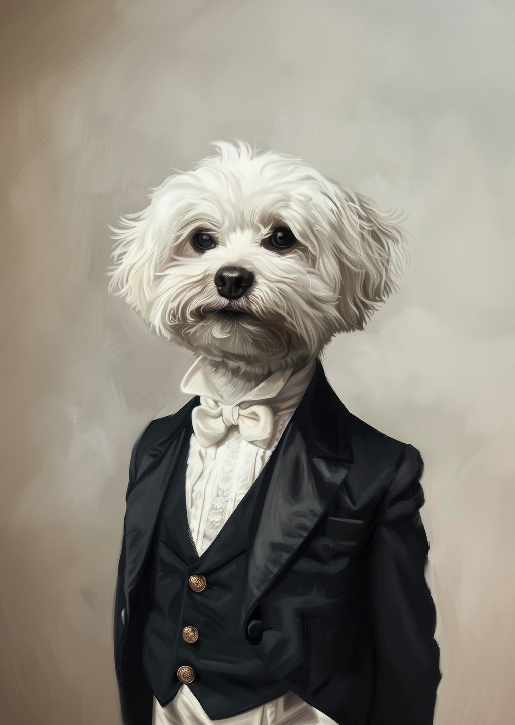 Beyefendi Köpek Portresi