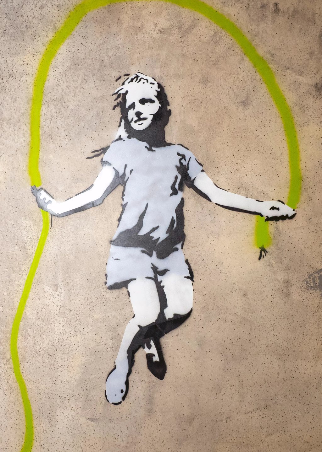 Banksy: İp Atlayan Kız