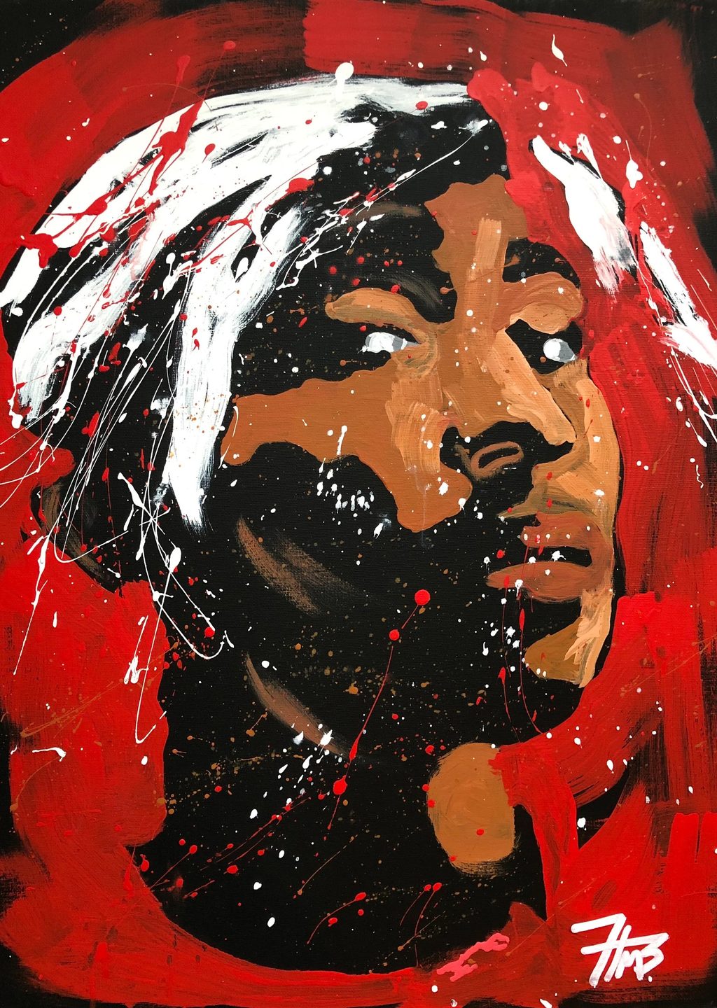 Tupac Shakur Portresi