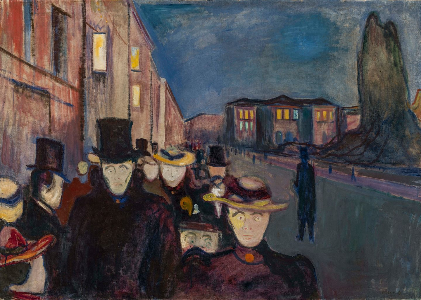 Karl Johan Caddesi'nde Akşam