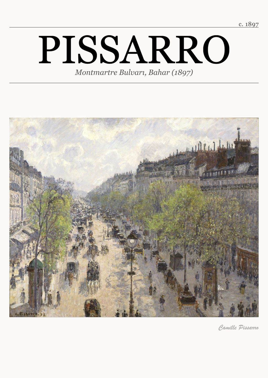 Montmartre Bulvarı, Bahar (1897)