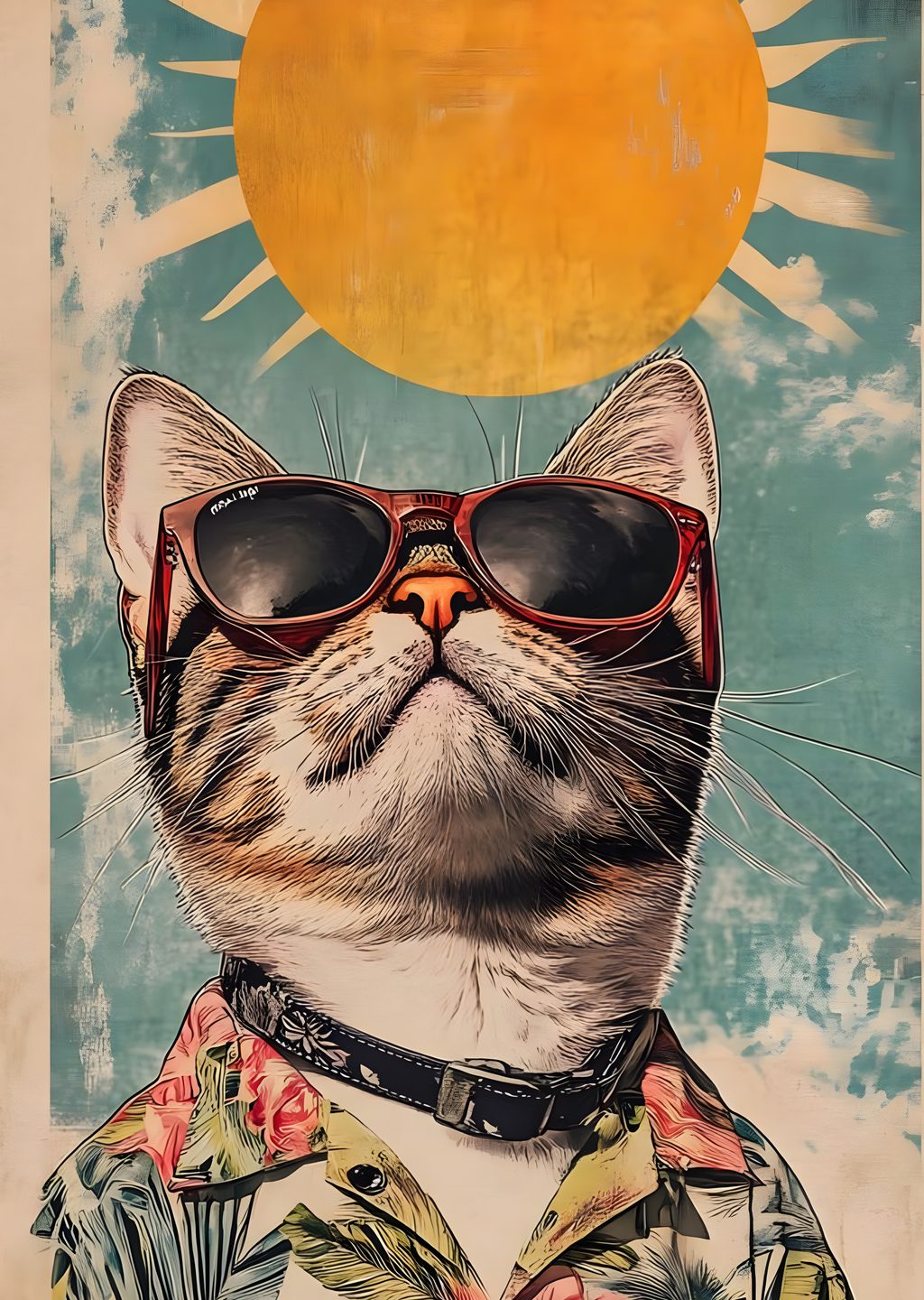 Tatilci Kedi: Hawaii Gömleği