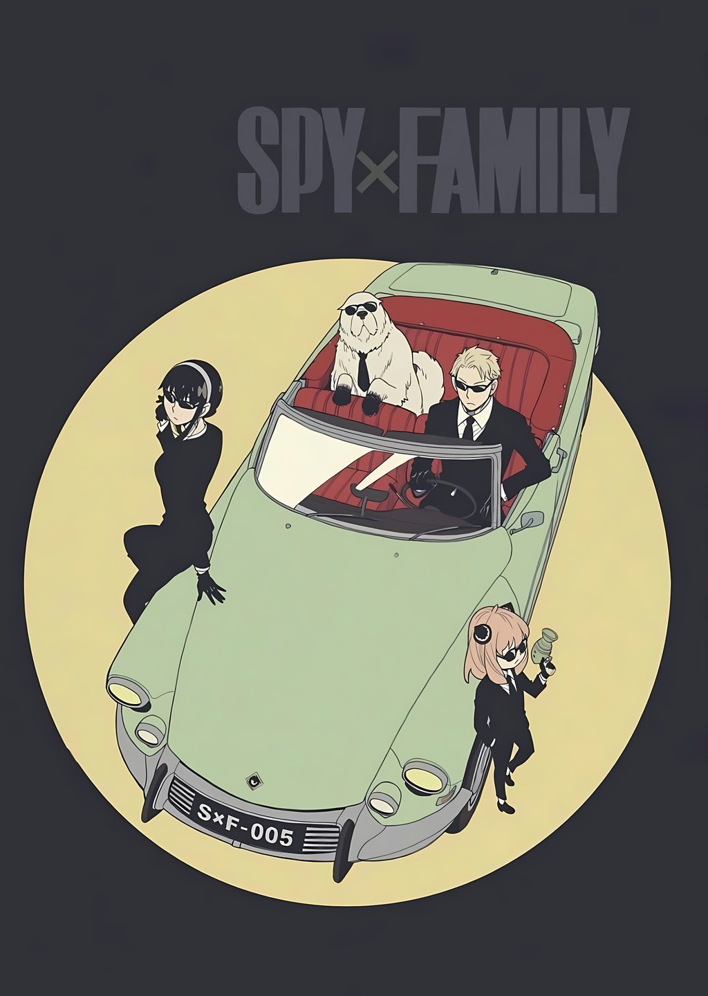 Spy x Family: Arabaüstü Gruplu Görsel
