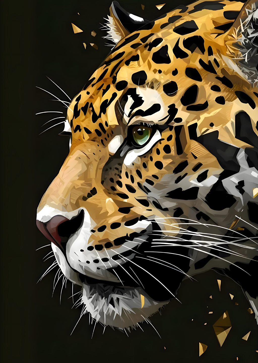Leopar: Yeşil Gözlü Resim