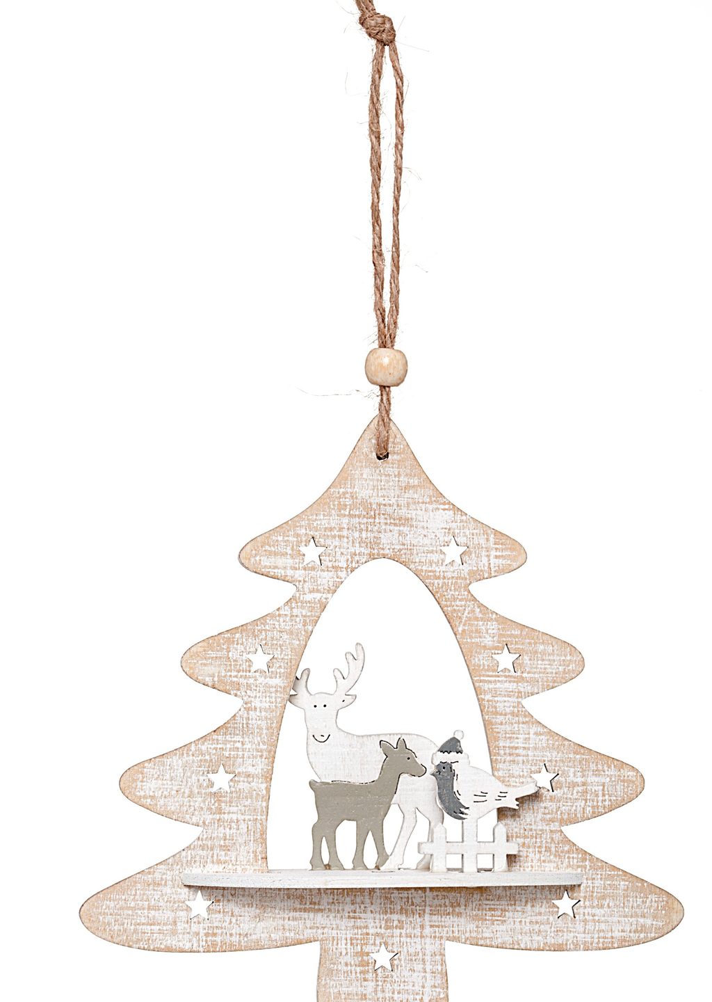 Ahşap Noel Süsü: Hayvan Figürleri