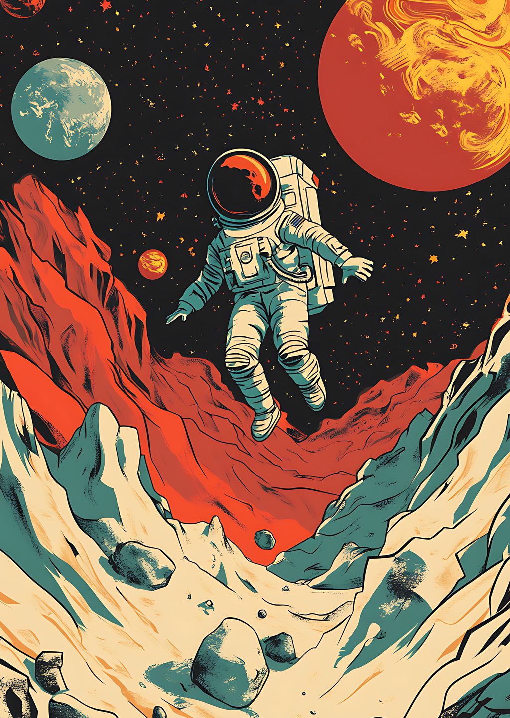 Astronot Uzayda