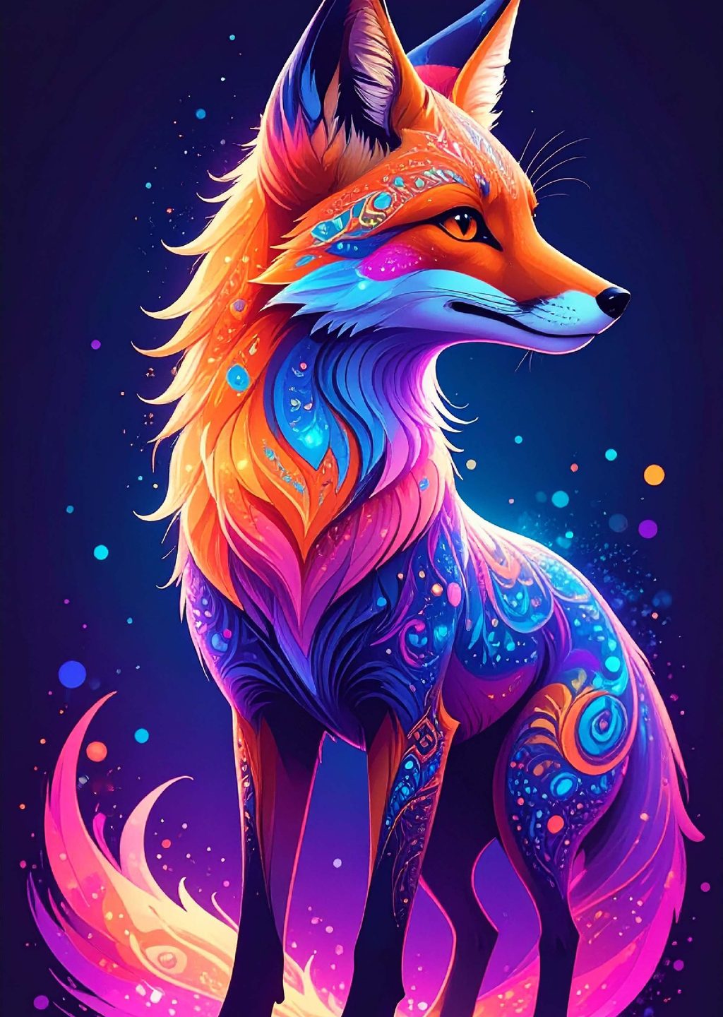 Renkli Fox: Hayal Gücünün Yansıması