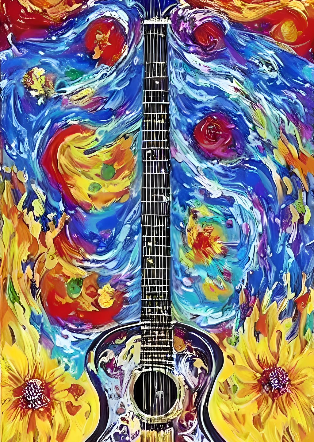Renkli Gitar