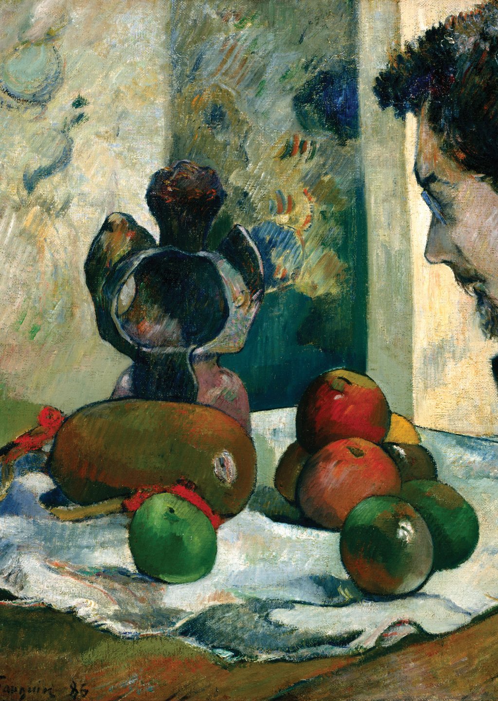 Laval'ın Profili ile Natürmort - Paul Gauguin
